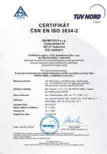 ČSN EN ISO 3834-2 CZ