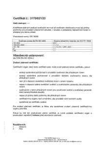 ČSN EN ISO 3834-2 CZ